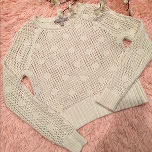 Banana Republic Women Cream/Ivory Pullover Sweater